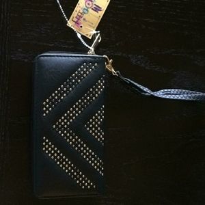 Black Wallet Wristlet